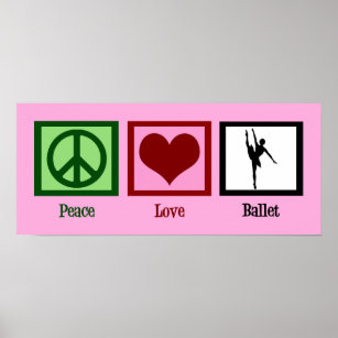 Poster Balé Peace Love