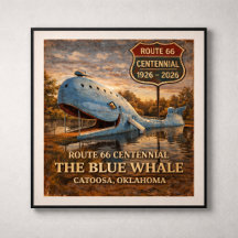 Baleia Azul Catoosa Centenário de Oklahoma