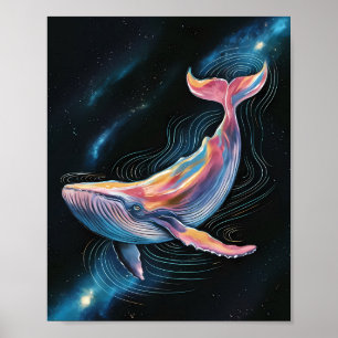 Poster Baleia cósmica