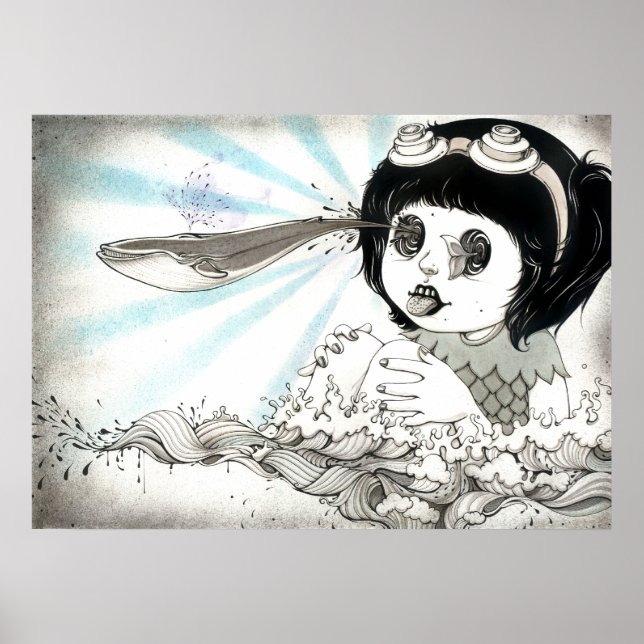 Pôster Baleia Yan Wei | 闫 威 (Frente)