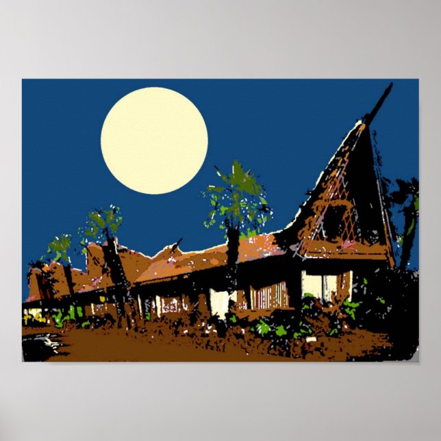 Pôster Bali Hai na praia de Pontchartrain (Frente)