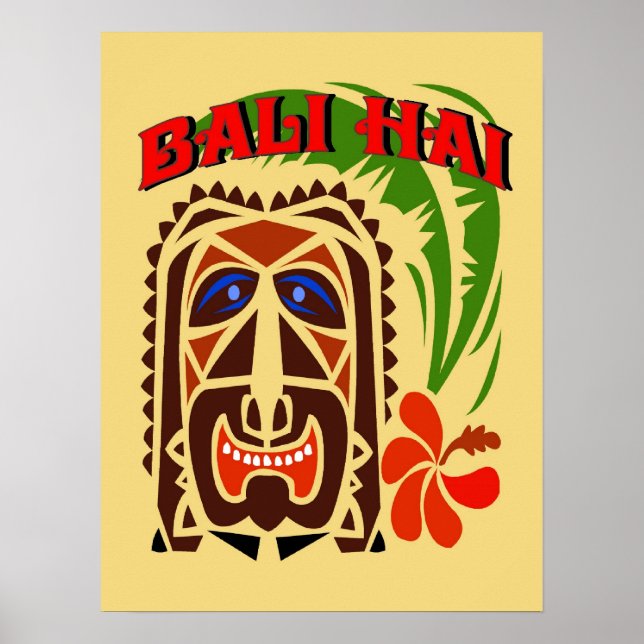 Poster Bali Hai Tiki Club (Frente)