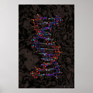 Poster Ball and Stick contra Granite