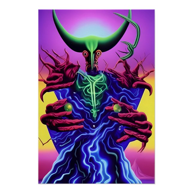 Pôster Ball Magic - Ken Gage Surreal Art (Frente)