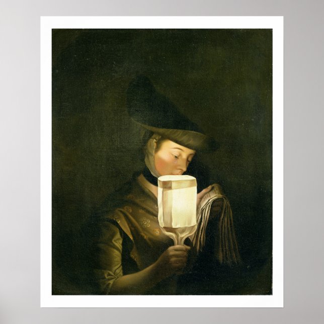 Pôster Ballad Singer, c.1764 (óleo na canvas) (Frente)