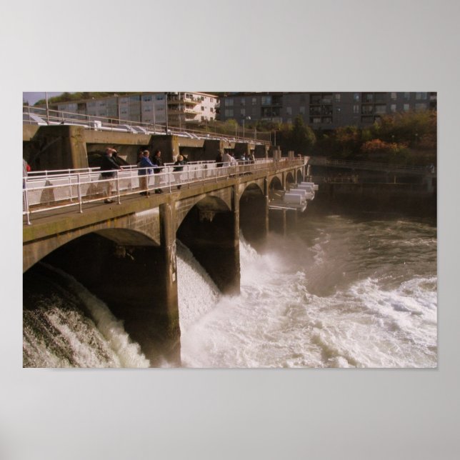 Poster  Ballard Locks - Seattle, WA (Frente)