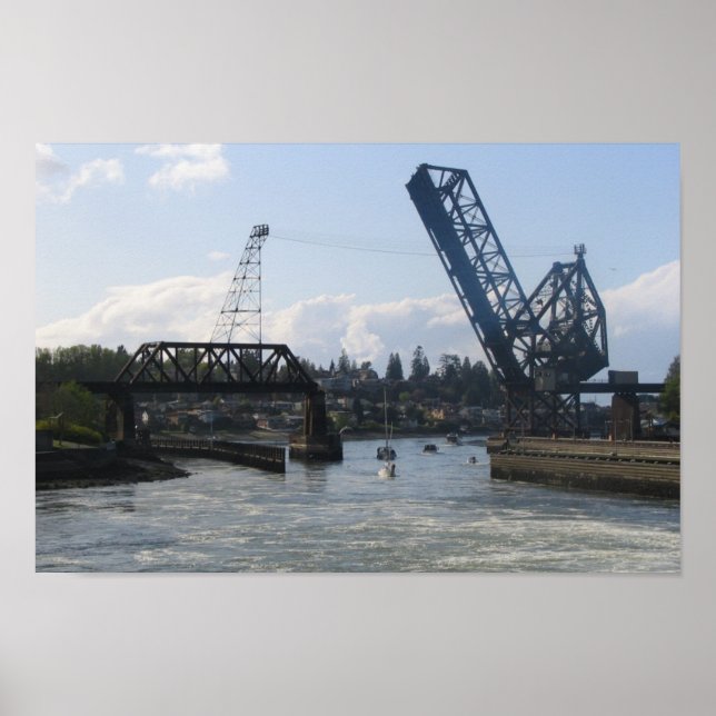Poster Ballard Locks - Seattle, WA (Frente)