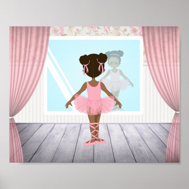 Poster Ballerina Americana Africana (Frente)