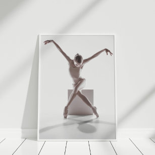 Poster Ballerina Dancer Modern Fotografia Art