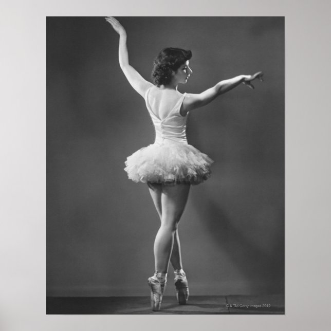 Pôster Ballerina em Tutu (Frente)