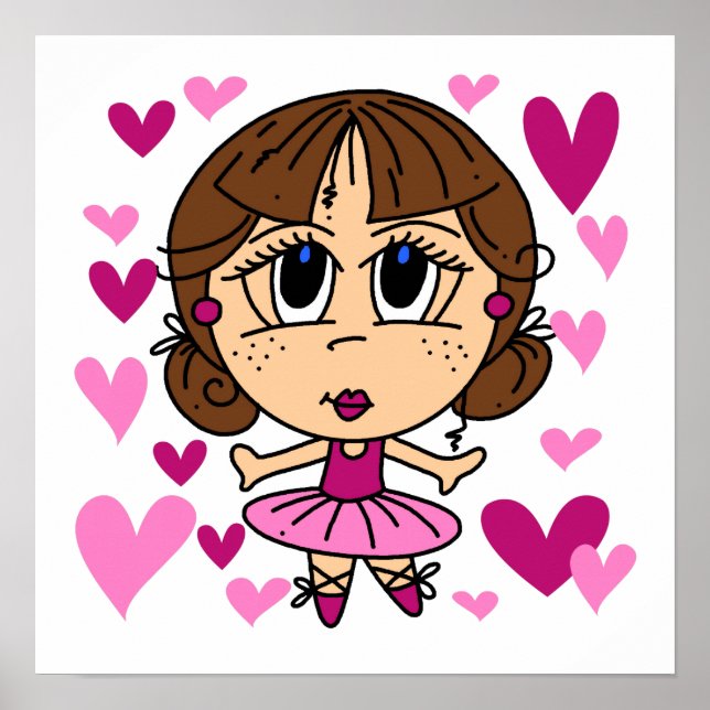 Pôster Ballerina Girl (Frente)