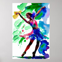 BALLERINA NO PETRÓLEO DE NEÃO