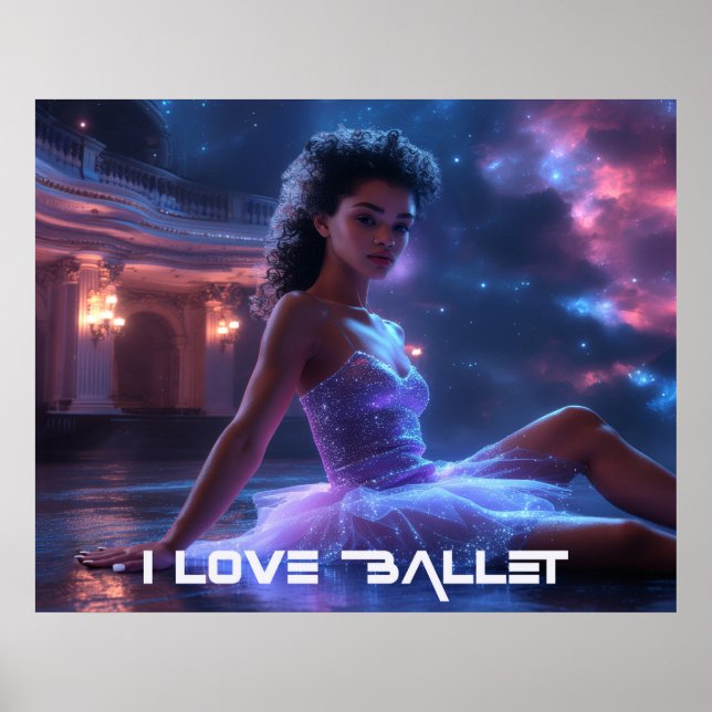 POSTER BALLET - EU AMO BALLET (Frente)