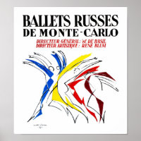 Ballet Russes - Amante Dançarino Abstrato Arte