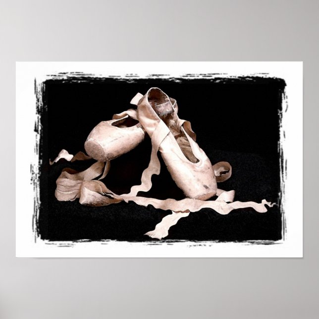 Poster Ballet Shoes Print (Frente)