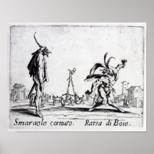 Poster Balli de Sfessania, c.1622