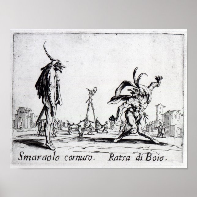 Poster Balli de Sfessania, c.1622 (Frente)