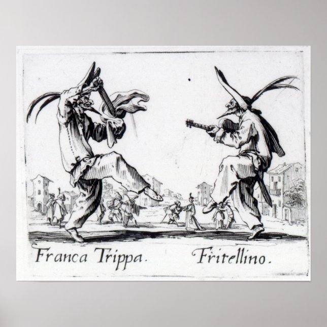 Poster Balli de Sfessania, c.1622 (Frente)
