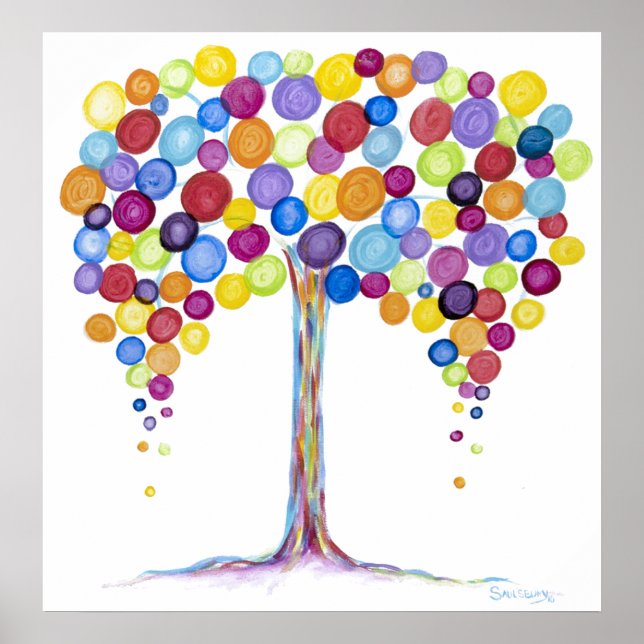 Poster Balloon Tree 2 (Frente)