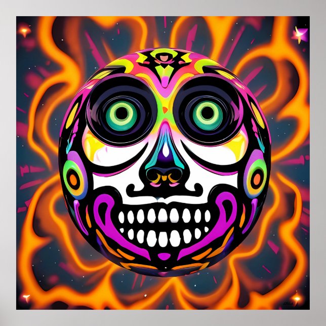 Poster Ballooning Death Toll (Frente)