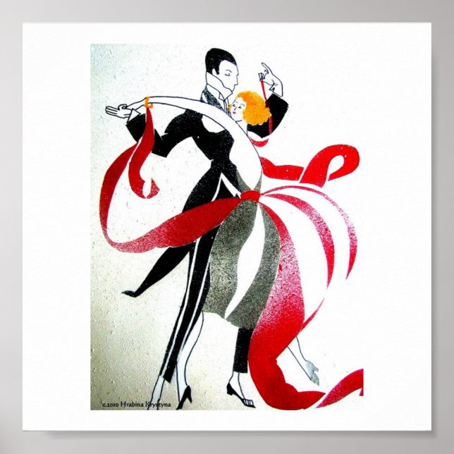 POSTER BALLROOM DANCING ART DECO 1 (Frente)