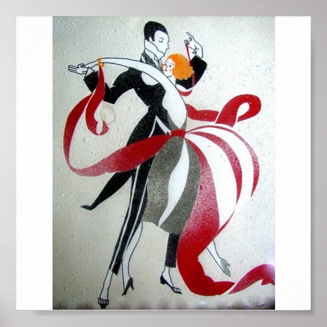 POSTER BALLROOM DANCING ART DECO 3 (Frente)