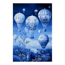 Balões de ar quente flutuantes de 1789