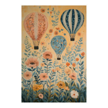 Balões de ar quente flutuantes de 1790