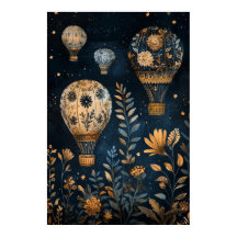 Balões de ar quente flutuantes de 1795