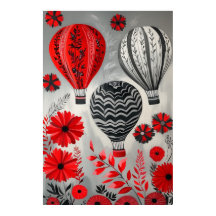 Balões de ar quente flutuantes de 1796