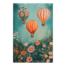 Balões de ar quente flutuantes de 1800