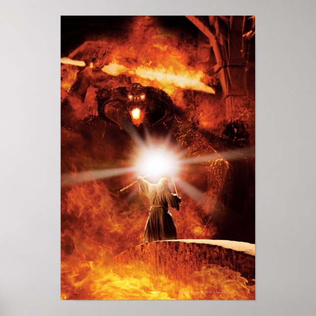 Poster Balrog Versus GANDALF™ (Frente)