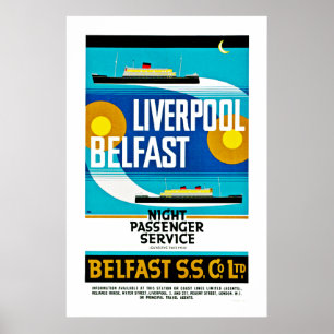 Pôster Balsa de Liverpool - de Belfast