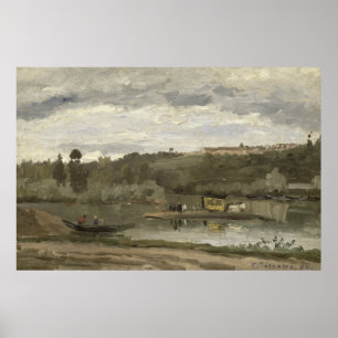 Pôster Balsa em Varenne-Santo-Hilário, 1864