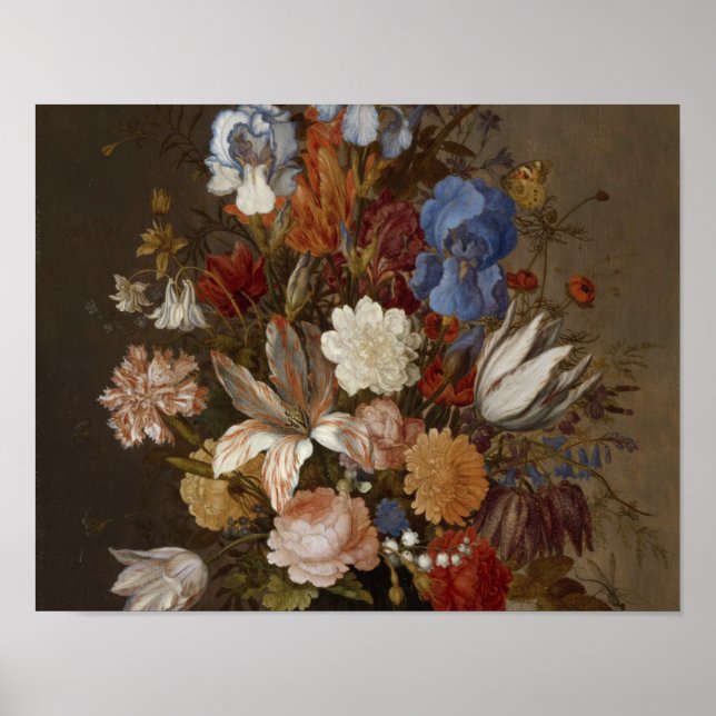 Poster Balthasar Van Der Ast - Still Life With Flowers. (Frente)