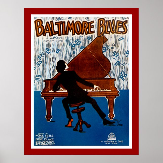 Poster Baltimore Blues (Frente)
