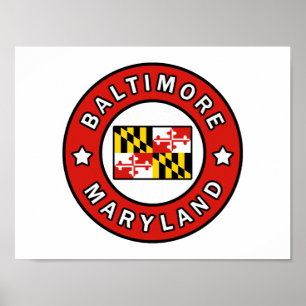 Poster Baltimore Maryland
