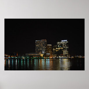Pôster Baltimore na noite