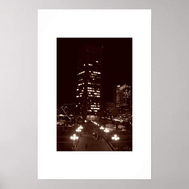 Pôster Baltimore Night (Frente)