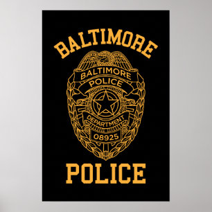 Pôster baltimore police maryland detective