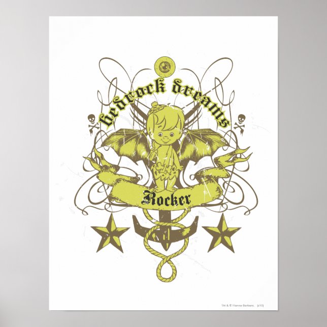 Pôster Bam Bam Bedrock Dreams (Frente)