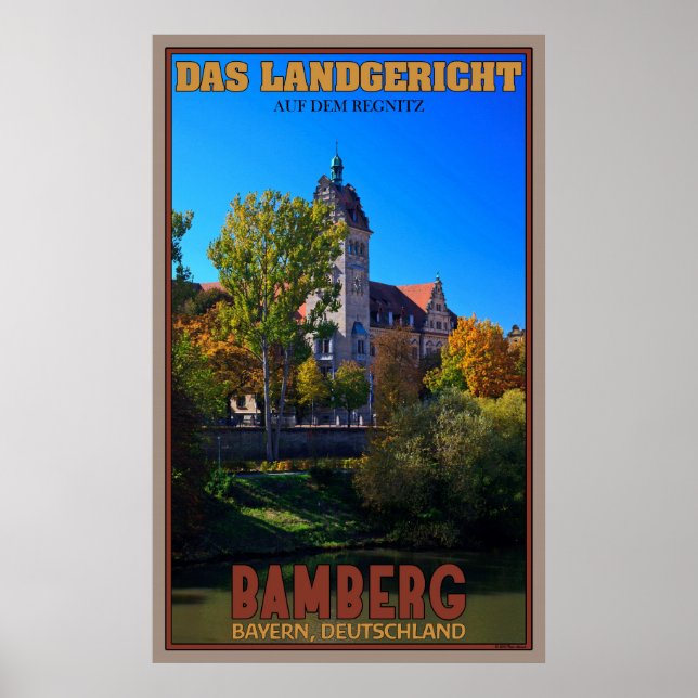 Pôster Bamberg Landgericht (Frente)