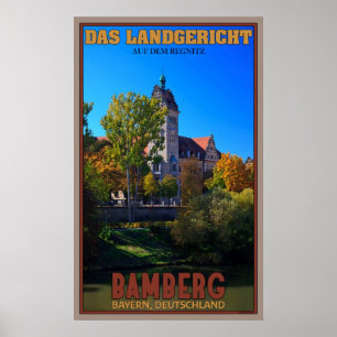 Pôster Bamberga Landgericht