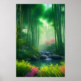 Poster Bamboo Oasis, Descobrindo a Primavera oculta