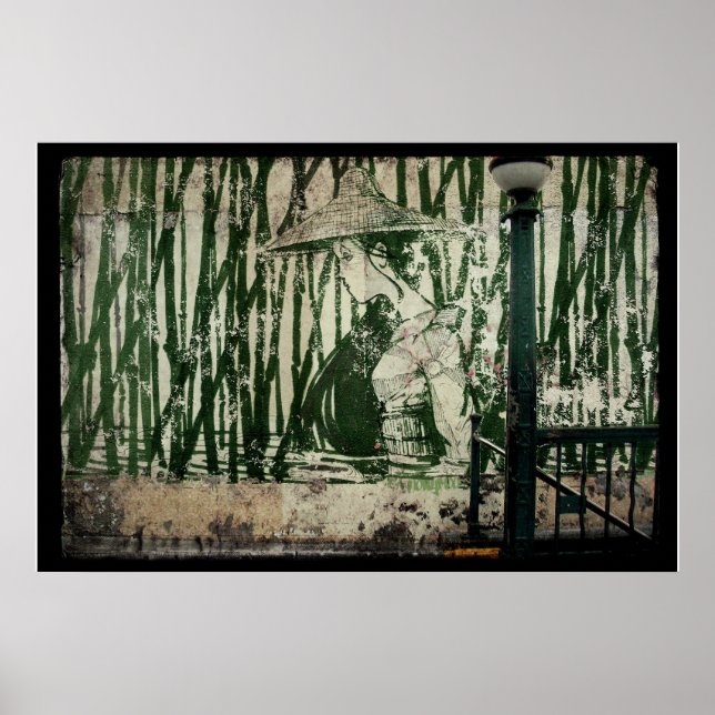 Pôster Bamboo Subway Geisha (Frente)