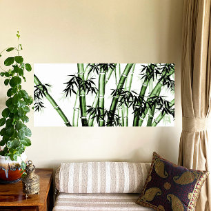 Poster Bambu - Arte Chinesa - Um - Verde