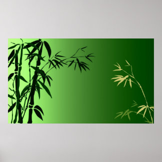 Poster Bambus