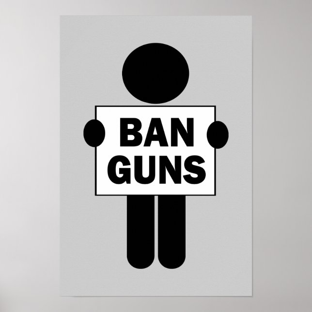Poster Ban Guns (Frente)