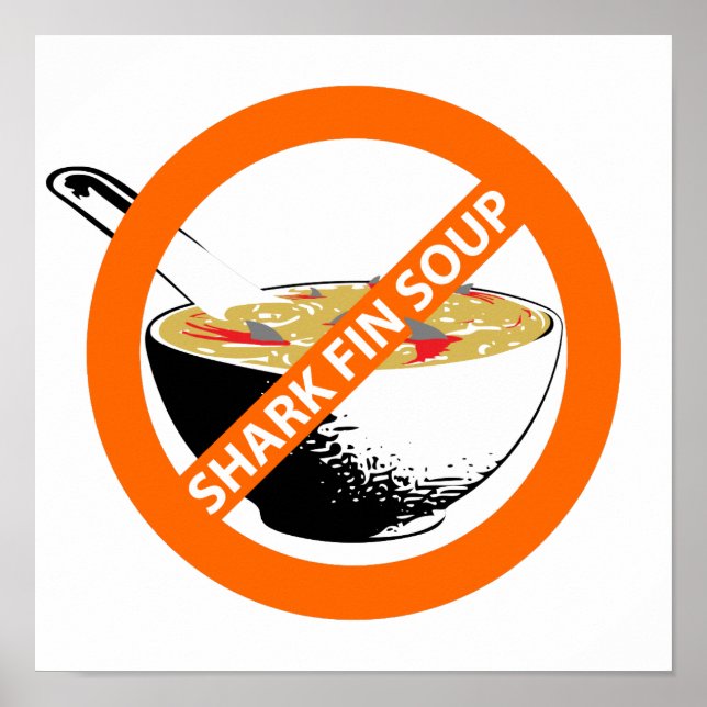 PÔSTER BAN SHARK FIN SOUP (Frente)