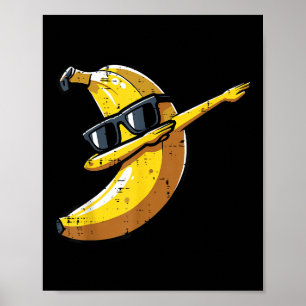 Poster Banana Dab Pulga Fruta Bonita Meninos